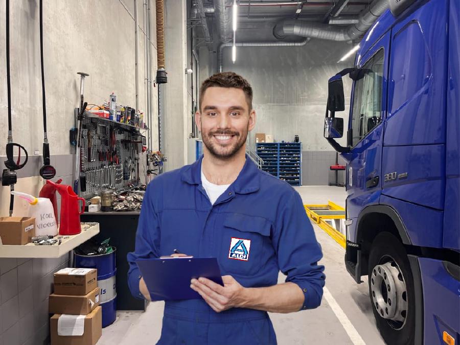 Vrachtwagenmonteur-Aldi