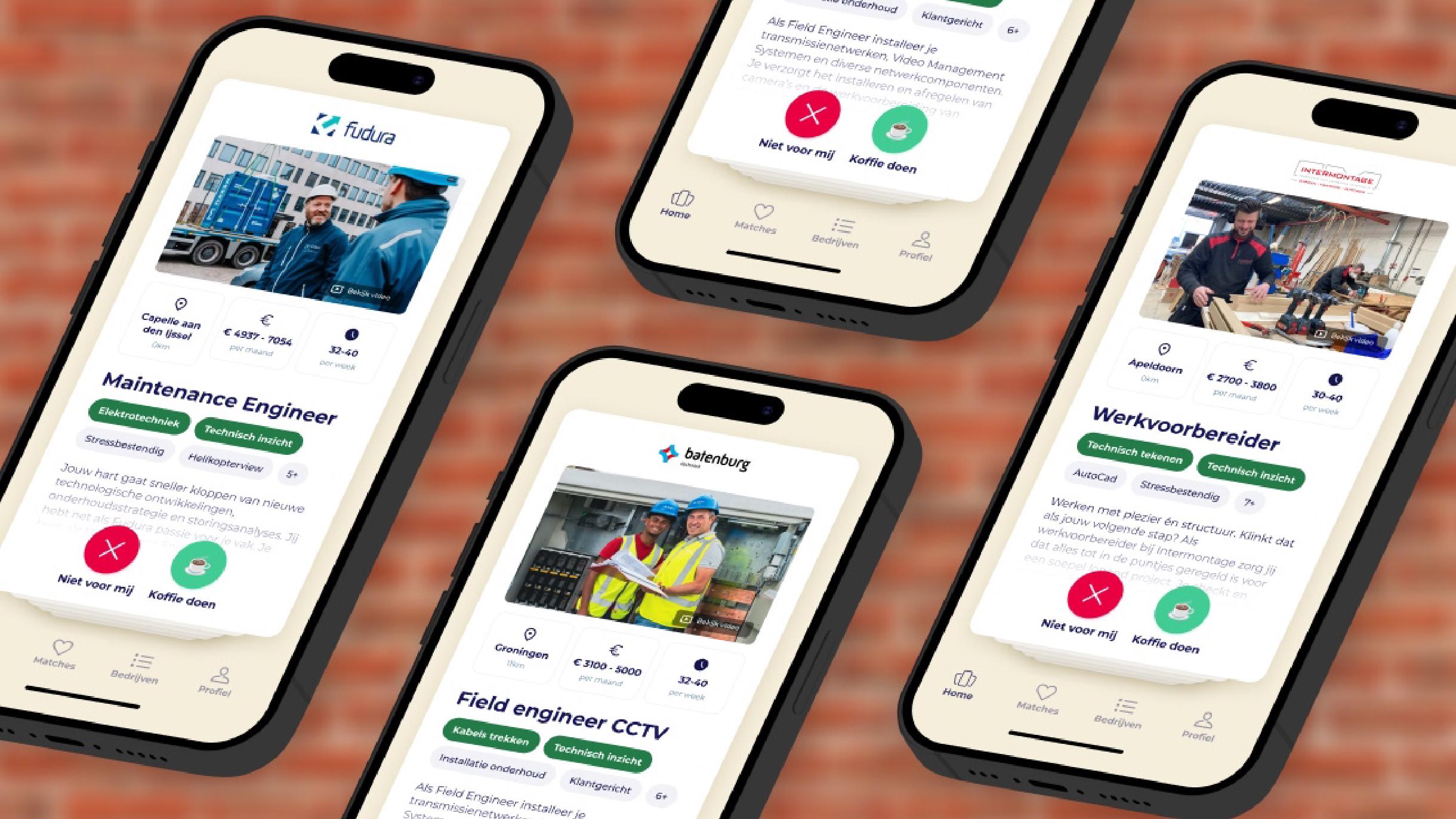 Swipe4Work de vacature-app voor Techniek