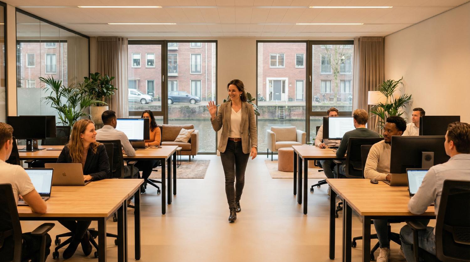 Juridische professionals die rondkijken op Swipe4Work